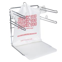 Thank You T-Sack, White/ Red, 12 Mic, 11.5" x 6.5" x 21" (1000Pack)