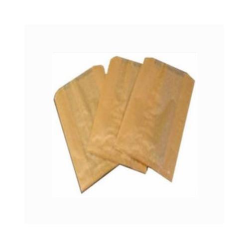 Dry Waxed Sanitary Napkin Bag, Kraft, 7.5" x 3.5" x 10.25" (500 PACK)