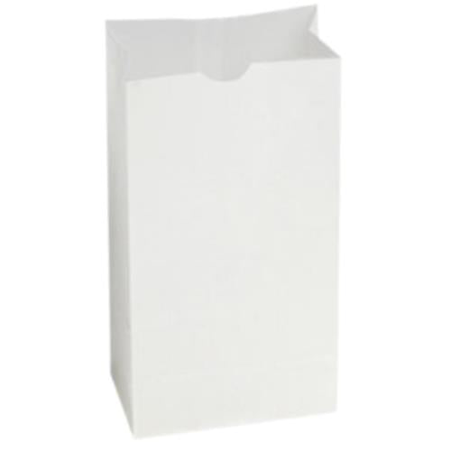 Ecocraft® Paper Double Wax Auto Bottom Style Bag, White, 4 Lb (1000Pack)