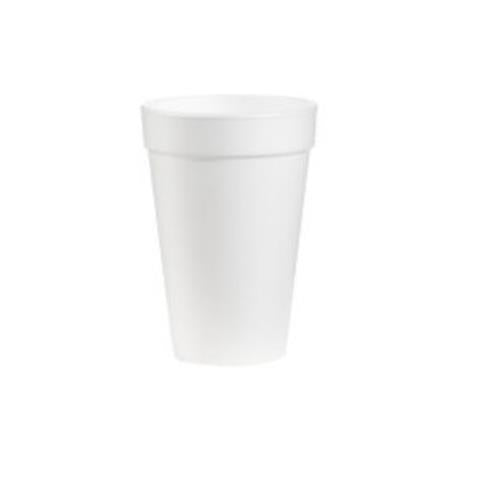 Dart® J-Cup® EPS Foam Tall Cup, White, 16 oz