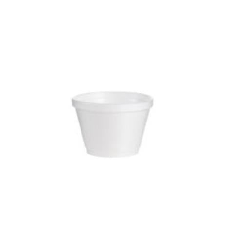 6SJ12 J Cup® EPS Squat Container, White, (1000Pack)
