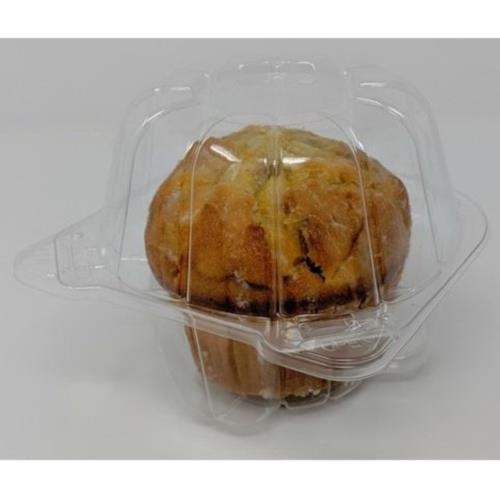 2.5" Clear OPS Plastic Round Hinged Individual Cupcake Container (400Pack)
