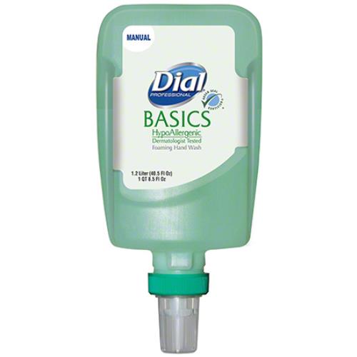 Dial® Basics Foam Soap For Fit Manual Dispenser 1.2L, Green (3Pack)