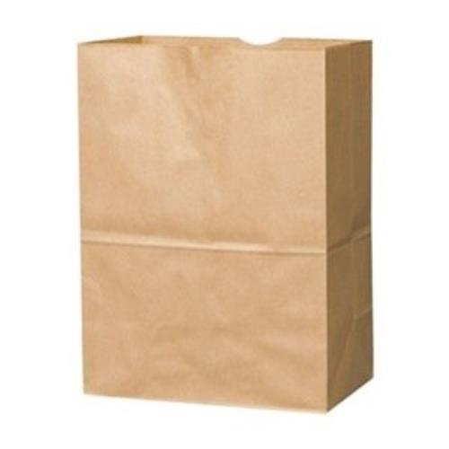 Duroscot #57 1/8 Paper Shorty Bag, Kraft, 10.25" x 6.75" x 14.5" (500 Containers)
