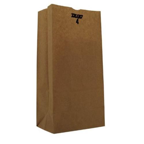 Dubl Life® 30# 100% Recycled Grocery Bag, Kraft, 4 Lb, 5" x 3.13" x 9.75" (500Pack)