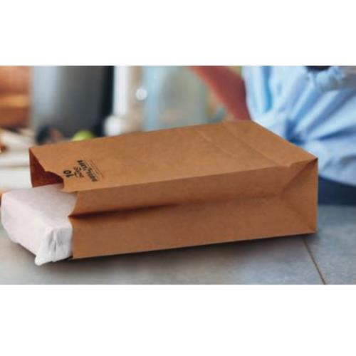 35# Grocery Bag 100% Recycled, Kraft, 6.31" x 4.19" x 13.38" (500 Containers)