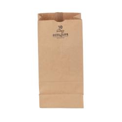 35# Grocery Bag 100% Recycled, Kraft, 6.31" x 4.19" x 13.38" (500 Containers)