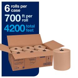 Tork® Universal Matic® Basic Roll Towel 1 Ply, Natural, 7.7" x 700' (6Pack)