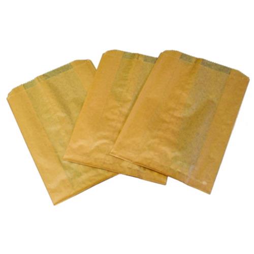 Sanitary Waxed Paper Napkin Bag, Kraft, 7.5" x 10" x 3" (1000 PACK)
