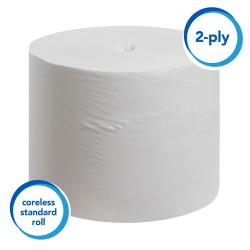 Scott® Paper Coreless Roll Toilet Paper, White (36 PACK)
