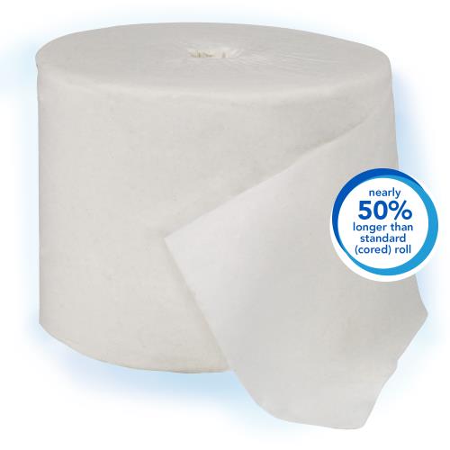 Scott® Paper Coreless Roll Toilet Paper, White (36 PACK)