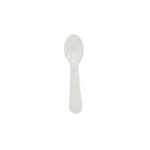 Solo® Polystyrene Taster Spoon, White, 3" (3000Pack)