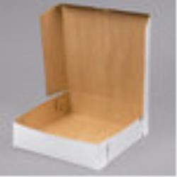 Southern Champion Cake Pie Bakery Box, White, 9" x 9" x 2.5" (250Pack)