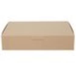 Kraft Half Sheet Cake / Bakery Box 19" x 14" x 4"  WHITE (50Pack)