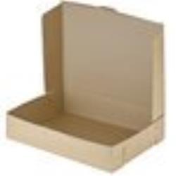 Kraft Half Sheet Cake / Bakery Box 19" x 14" x 4"  WHITE (50Pack)