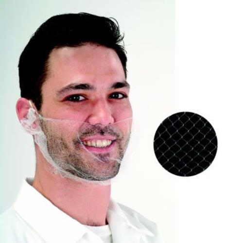 BN500 Beard Restraint Nylon Net White, (100Pack)