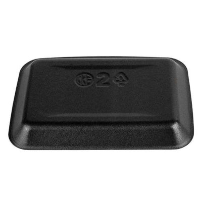 #2 Foam Meat Tray, Black, 8.27" x 5.75" x .99" (500Pack)
