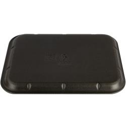 Foam Meat Tray, Black, 10" x 14" (100Pack)
