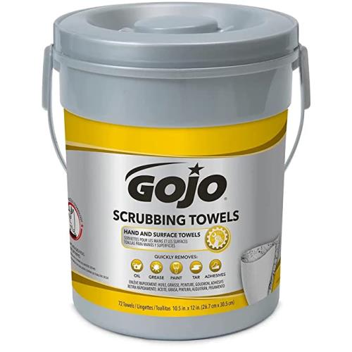 Gojo® Scrubbing Towels 72 Count Canister (6 COUNT)