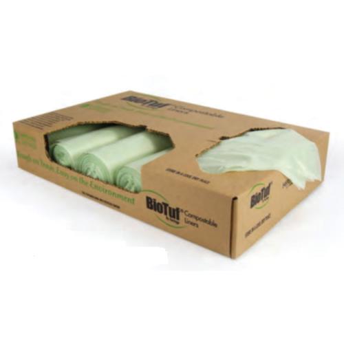 42" x 48" Green Bioplast Compostable Bag (100 Containers)