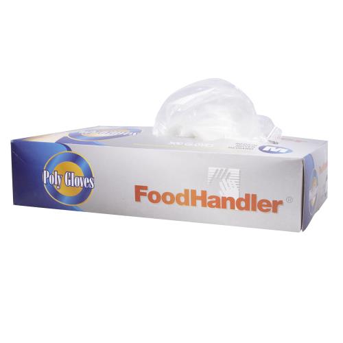 FoodHandler® Polyethylene Classic Poly Powder Free Glove, Clear, Size Variety (2000Pack)