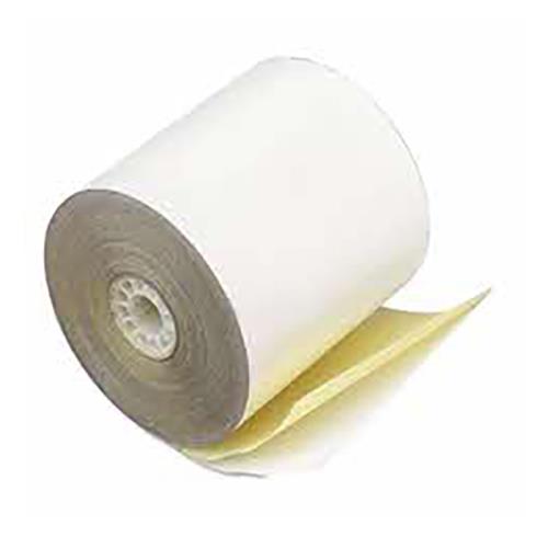 100' " x3" 2-ply White Paper Register Roll (50Pack)