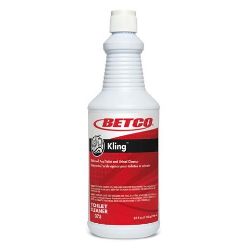 Kling Toilet Bowl Cleaner, 9% HCI, 32 oz (12Pack)