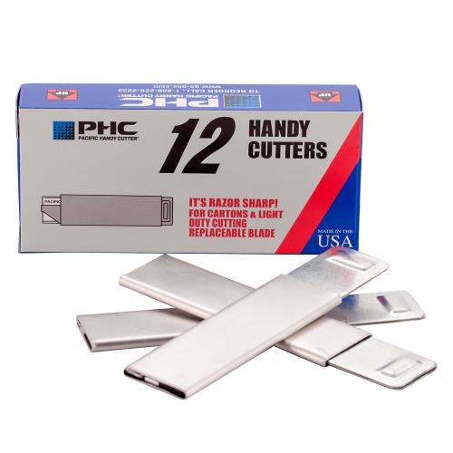 Handy Cutter Carbon Steel Flat Blade Box Cutter (12Pack)