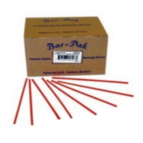 Stirrers 7" Red Film Wrapped (10,000Pack)