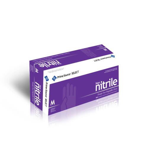 Prime Source® Powder Free Nitrile Gloves, Blue, Size Variety (1000Pack)