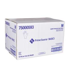 Prime Source® Basics Latex Non Powder Glove, White, Size Variety (1000Pack)