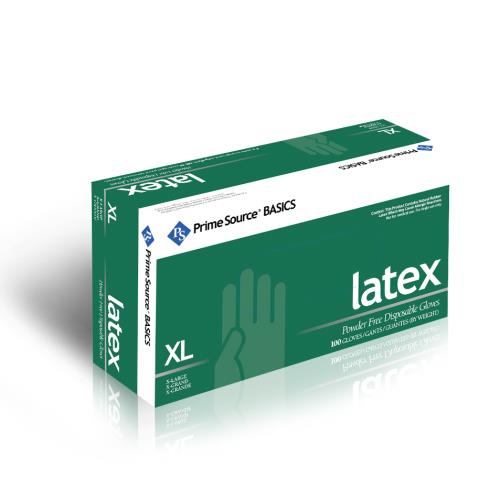 Prime Source® Basics Latex Non Powder Glove, White, Size Variety (1000Pack)