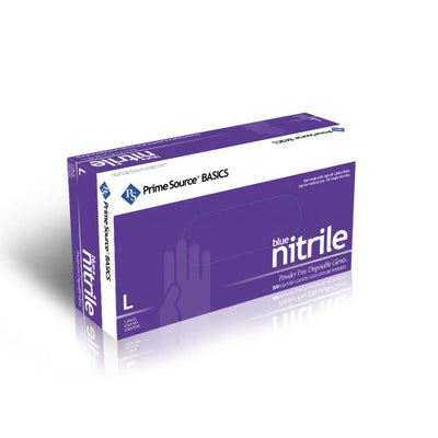 Prime Source® Powder Free Nitrile Gloves, Blue, Large, (1000Pack)