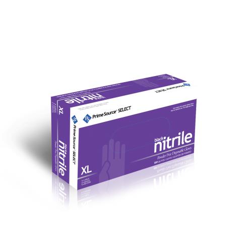 Prime Source® Powder Free Nitrile Gloves, Black, Size Variety (1000Pack)