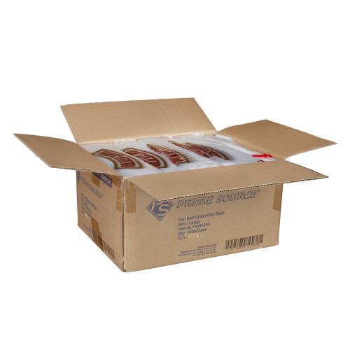 Prime Source® Our Deli Slidelok Saddle Reclosable Bag, 10.5" x 8" (1000 Containers)