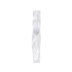 Prime Source® Polypropylene Wrapped Fork, White, Medium Weight (1000Pack)