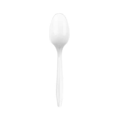 Prime Source® Polypropylene Teaspoon, White, Medium Weight (1000Pack)