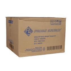 Prime Source® Polypropylene Heavy Weight Teaspoon, White (1000Pack)