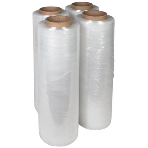 Prime Source® Polyethylene Hand Use Pallet Wrap, White, 18" x 1500' (4Pack)