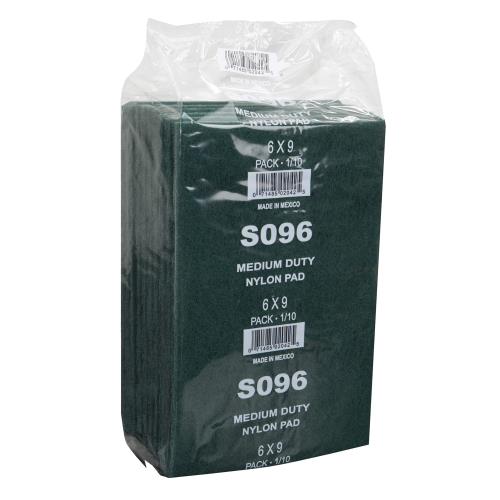 Prime Source® Scouring Pad, Medium Duty, Green, 6" x 9" (60Pack)