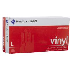 Prime Source® Vinyl Powder Free Glove, Clear, Large (1000Pack)