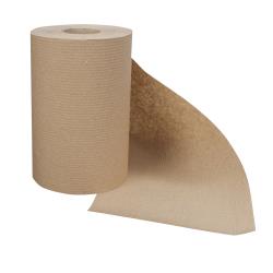 Right Choice™ Paper Hardwound Roll Towel 1-Ply, Kraft, 7.87" x 350' (12Pack)