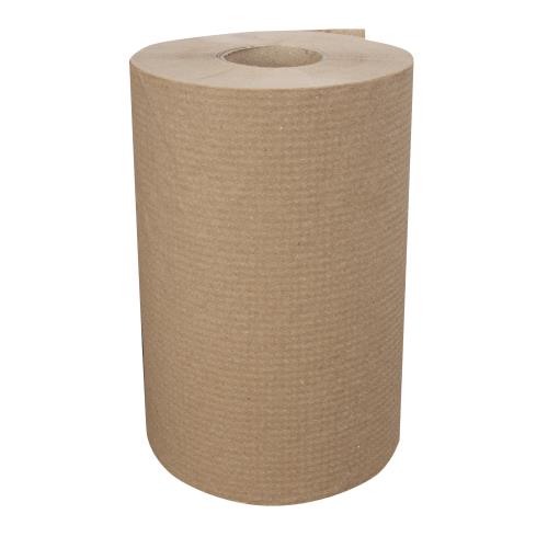 Right Choice™ Paper Hardwound Roll Towel 1-Ply, Kraft, 7.87" x 350' (12Pack)