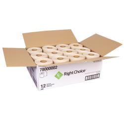 Right Choice™ Paper Hardwound Roll Towel 1-Ply, Kraft, 7.87" x 350' (12Pack)