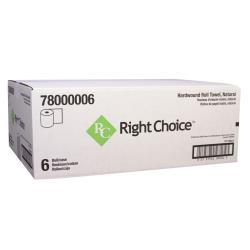 Right Choice™ Paper Brown Roll Towel 7.87 x 700 (6Pack)