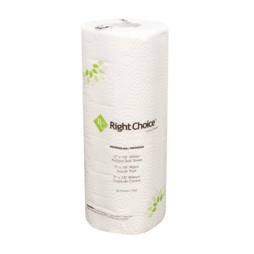 Right Choice™ Paper Towel Sheets, White, 11 x 8 (Size Variety)