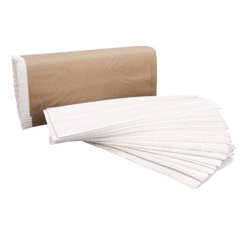 Right Choice™ Paper C-Fold 1 Ply Towel, White, 10" x 11.42" (12Pack)