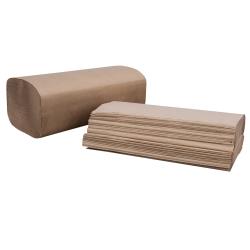 Right Choice™ Paper Singlefold Towel, Kraft, 1 Ply, 9" x 9.45 (4000Pack)