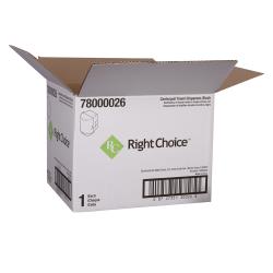 Right Choice™ Center Hand towel Pull Dispenser, Black, 13 x 10 x 10 (Single Pack)