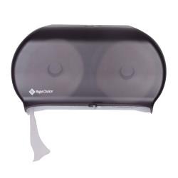 Right Choice™ Impact-Resistant Plastic Double JRT Dispenser, Black, 9